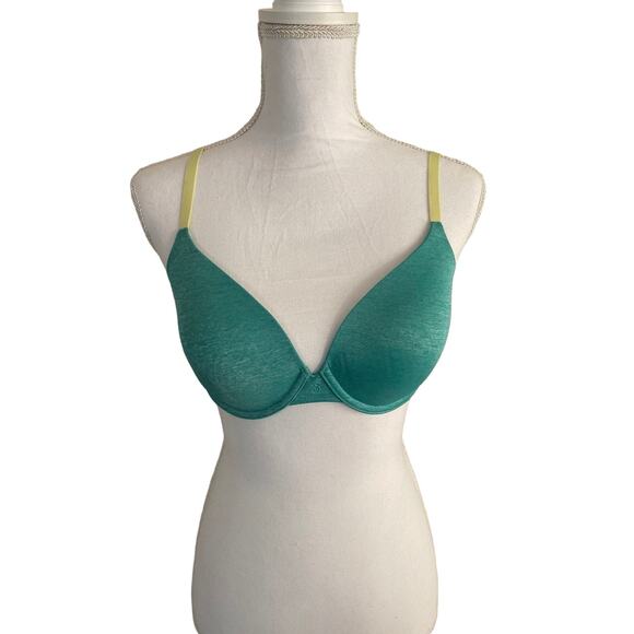 Victoria's Secret Semi Demi Bra in Bright Teal (32DD/E) - Picture 2 of 8
